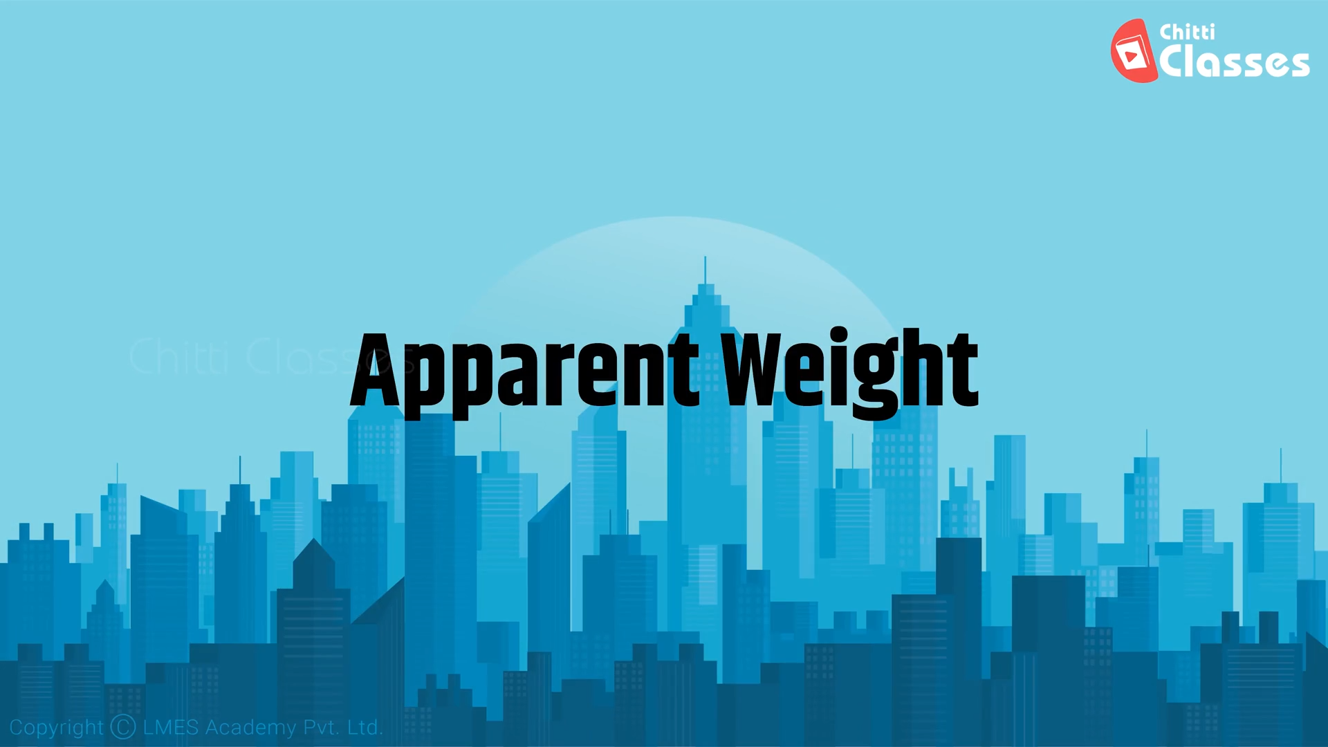 Apparent Weight