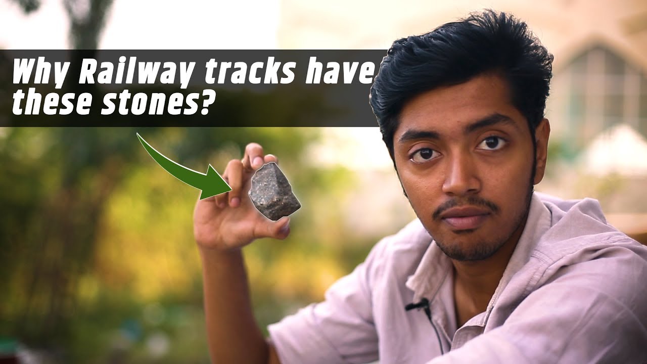 Why Railway Tracks Have Crushed Stones ?